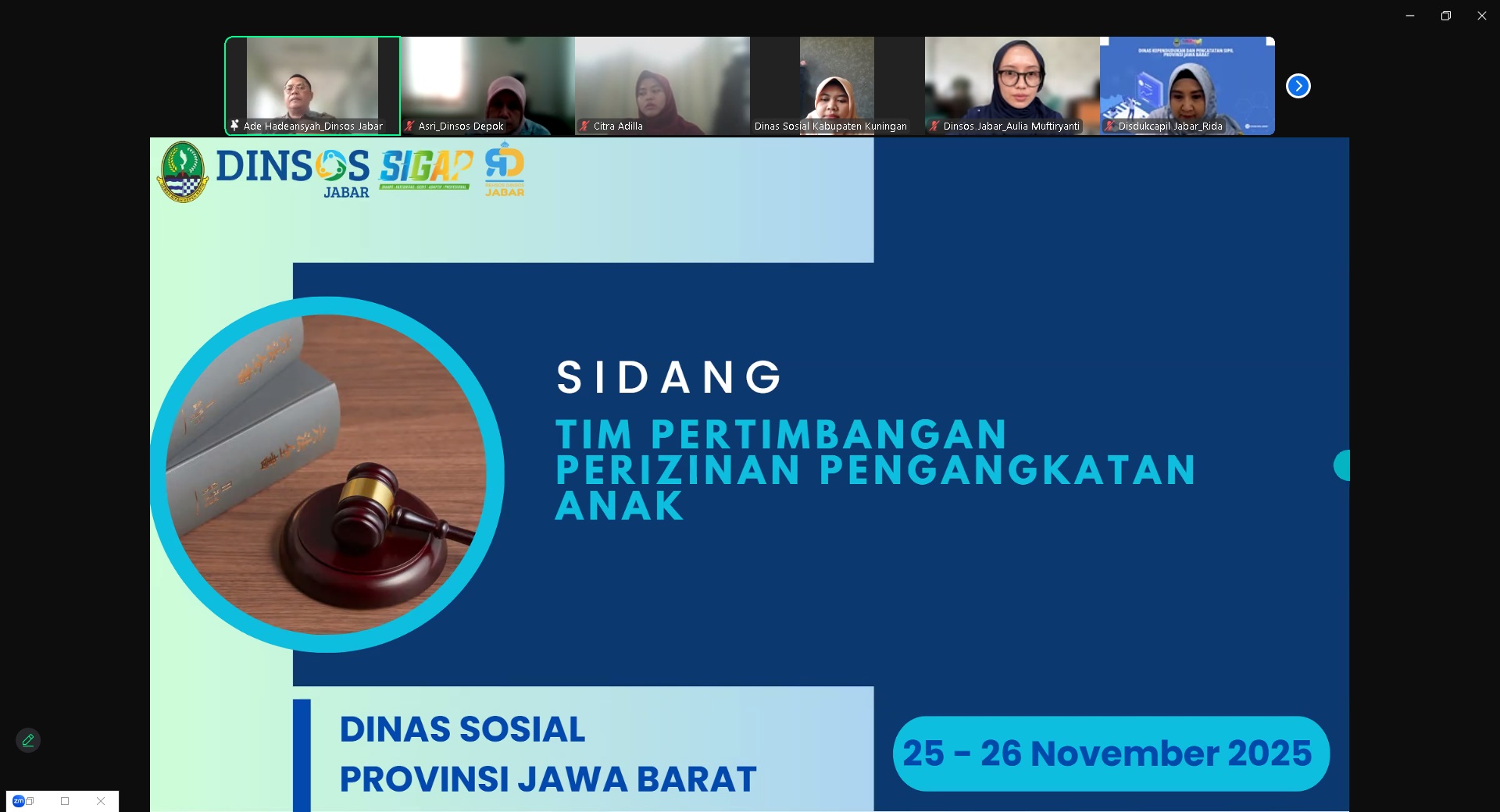 Menyentuh Hati, Kemenkum Jabar dan Dinsos Bersinergi Tentukan Takdir Anak dalam Sidang PIPA November 2025